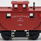 MTH 30-77022 O Gauge Chesapeake and Ohio Bobber Illuminated Caboose #728 LN/Box