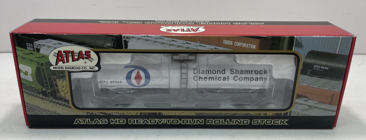 Atlas 1554-2 HO Scale Diamond Shamrock 17,360 Gallon Tank Car #85564 MT/Box