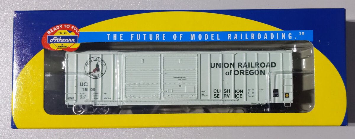 Athearn 92929 HO Scale Oregon 50' FMC Offset Double Door Boxcar #1509