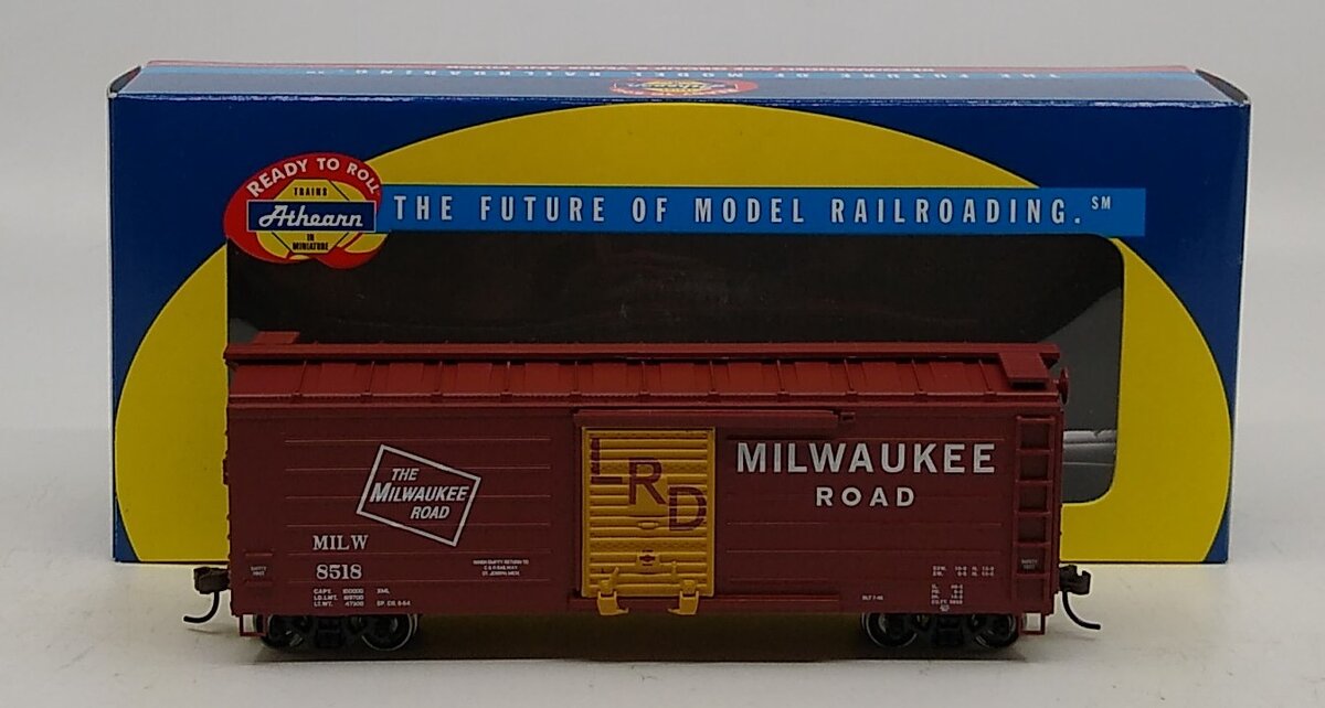 Athearn 92798 HO Scale Milwaukee Road Box Car # 8518 LN/Box