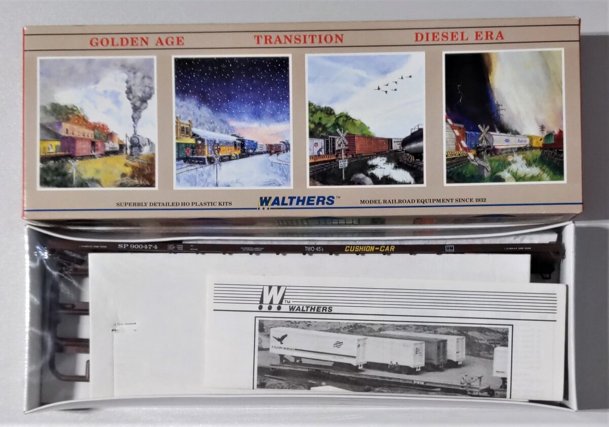 Walthers 932-4955 HO Scale Southern Pacific 89' F89F TOFC Flatcar Kit #900474