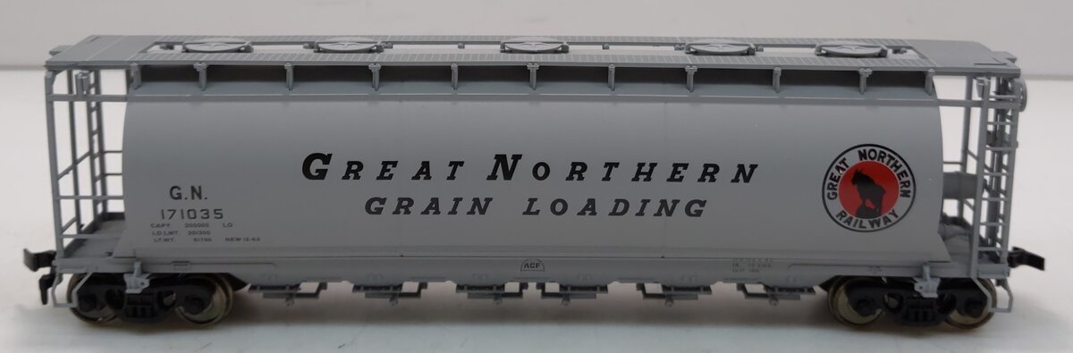 Atlas 1953-3 HO Scale Great Northern ACF 6-Bay Cylindrical Hopper #171035 LN/Box