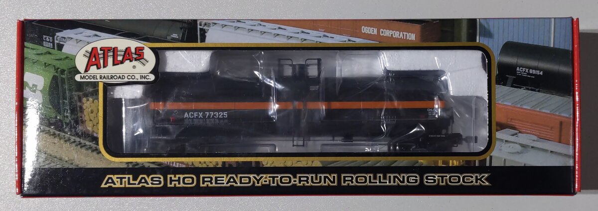 Atlas 1552-1 HO Scale ACFX 17,360 Gallon Tank Car #77325 LN/Box