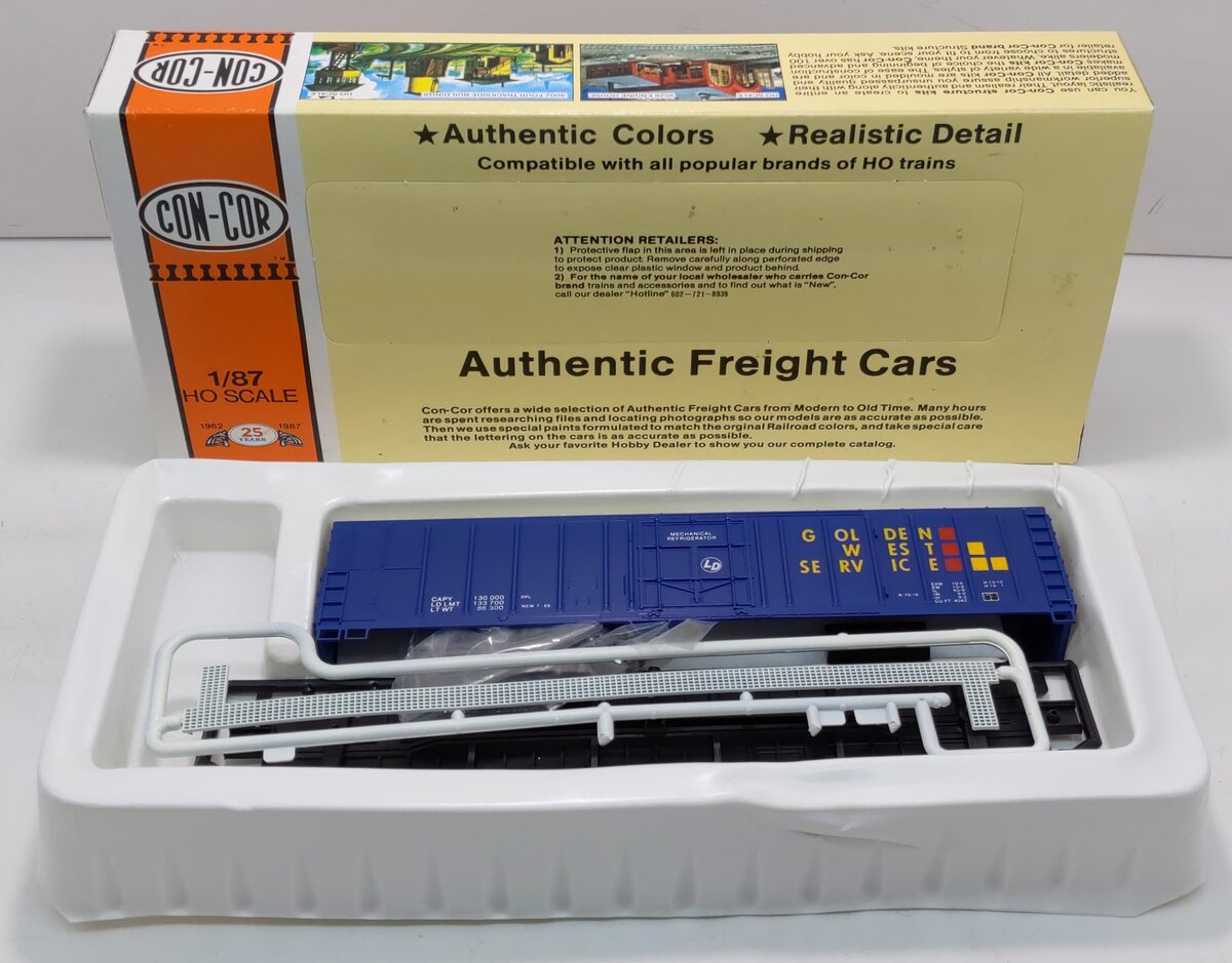 Con-Cor 0001-009805 HO Golden West Service 57' Mechanical Reefer Kit