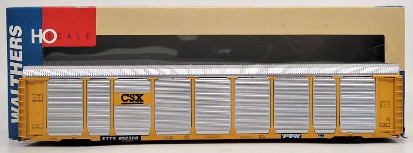 Walthers 932-4855 HO CSX Thrall 89' Tri-Level Auto Carrier #852328 LN/Box