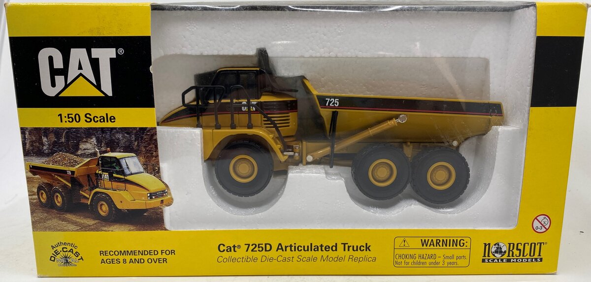 Norscot 55073 1:50 Caterpillar 725D Articulated Truck Construction Equipment NIB