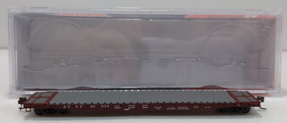 BLMA Models 17002 N ATSF GSC 60' Flat Car #90934