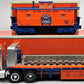 Lionel TMT-18405 O Gauge Flatbed Toy Truck with Operating Lights-Sound Caboose LN/Box