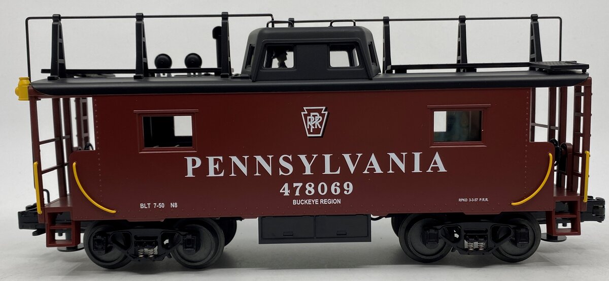 MTH 20-91014 O Gauge Pennsylvania Railroad N-8 Steel Caboose #478069 LN/Box