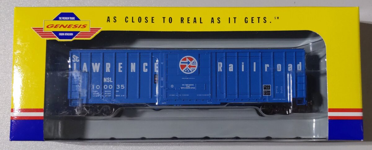 Athearn G4210 HO Norwood & St Lawrence 50' Sieco Boxcar #100035