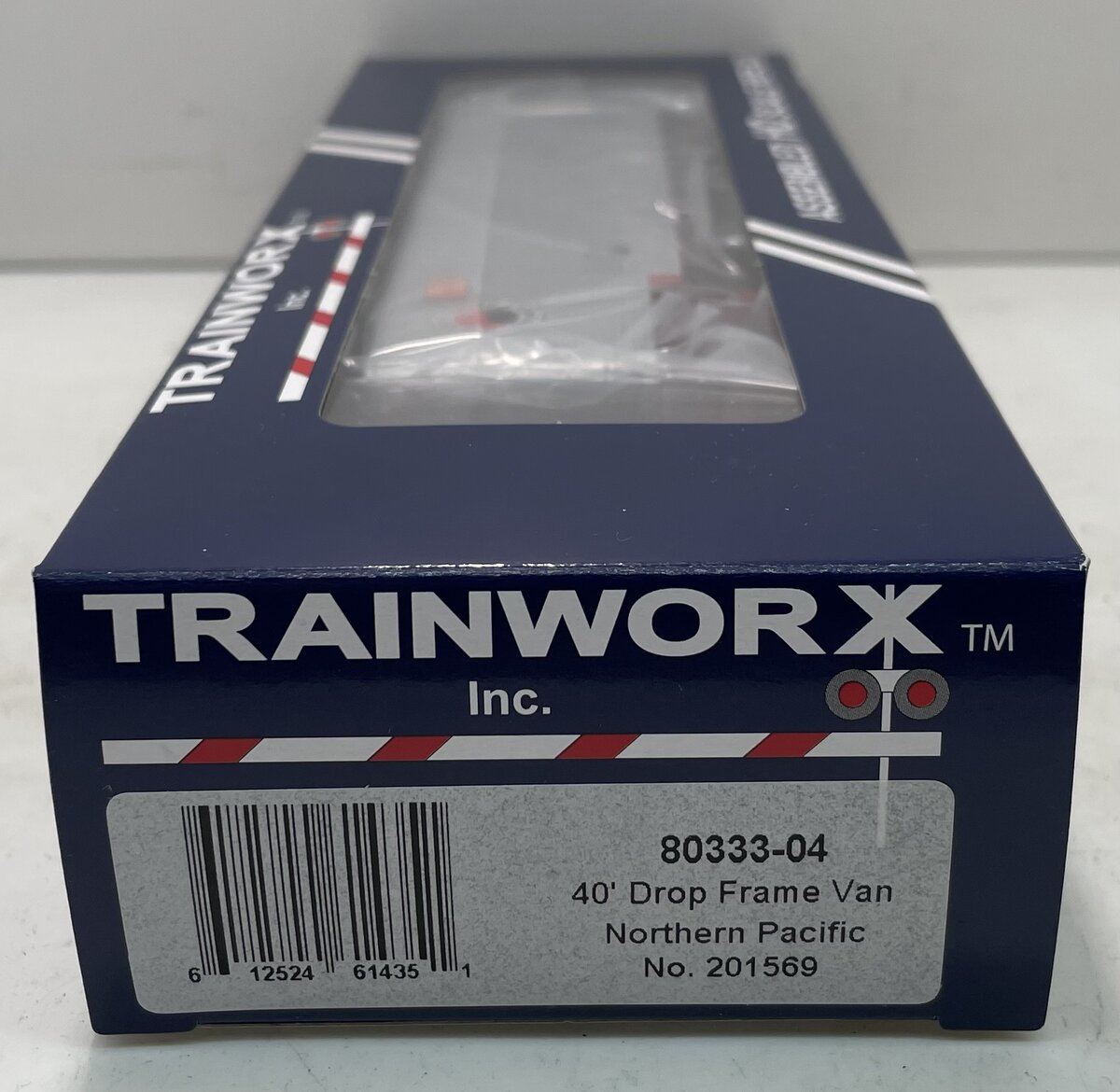 Trainworx Inc 80333-04 HO Northern Pacific 40' Drop Frame Van Trailer