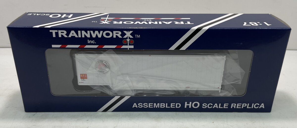 Trainworx Inc 80333-02 HO Northern Pacific 40' Dope Frame Van Trailer