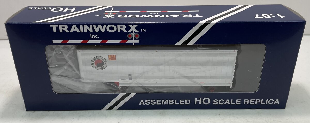 Trainworx Inc 80333-03 HO Northern Pacific 40' Drop Frame Van Trailer