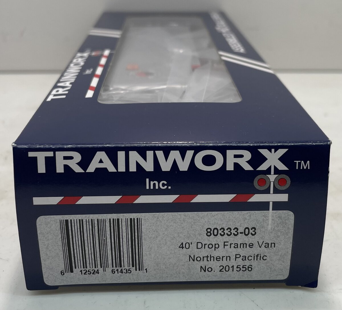 Trainworx Inc 80333-03 HO Northern Pacific 40' Drop Frame Van Trailer