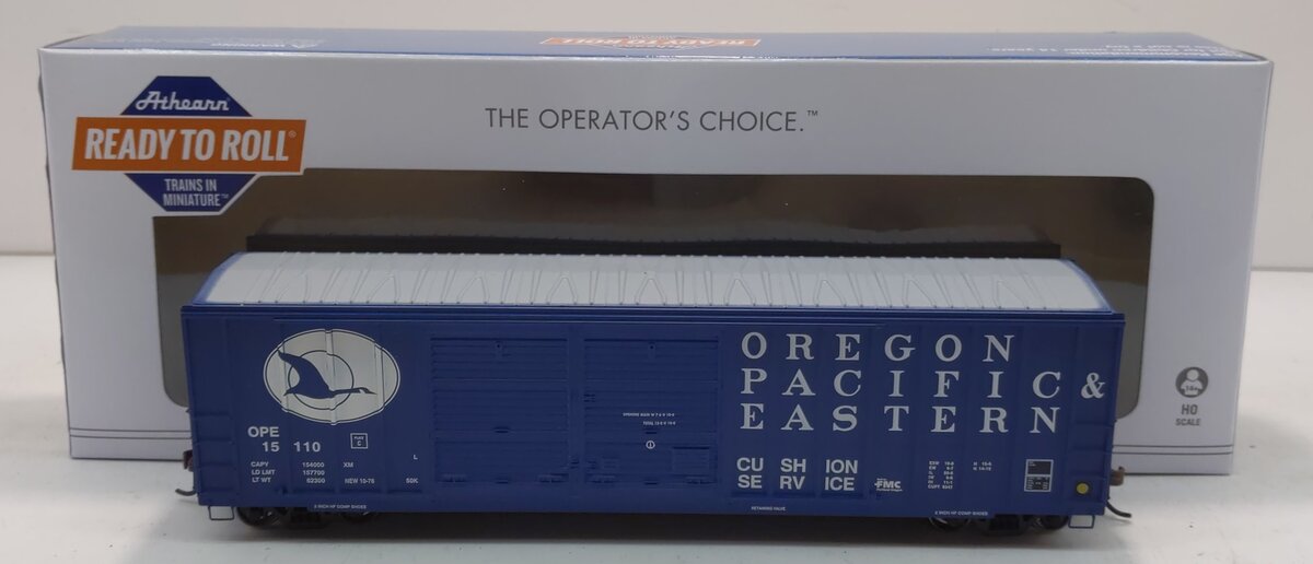 Athearn 73341 HO Oregon,Pacific & Eastern 50' FMC Offset Double Door Box #15110