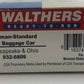 Walthers 932-6809 HO Scale Chesapeake & Ohio Pullman-Standard 72' Baggage Car LN/Box
