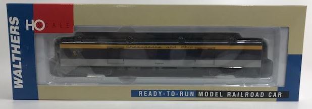Walthers 932-6809 HO Scale Chesapeake & Ohio Pullman-Standard 72' Baggage Car LN/Box