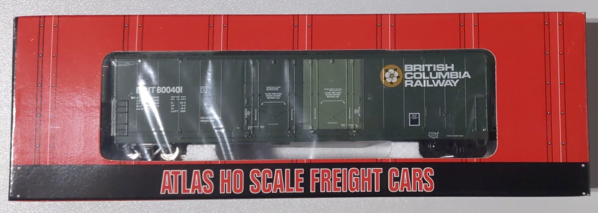 Atlas 1756-1 HO Scale BCIT Evans Double Plug Door Box Car #800401 LN/Box
