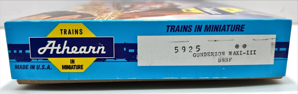 Athearn 5925 HO Scale BNSF Oxide Red Gunderson Maxi-III Gondola Kit (Set of 5)