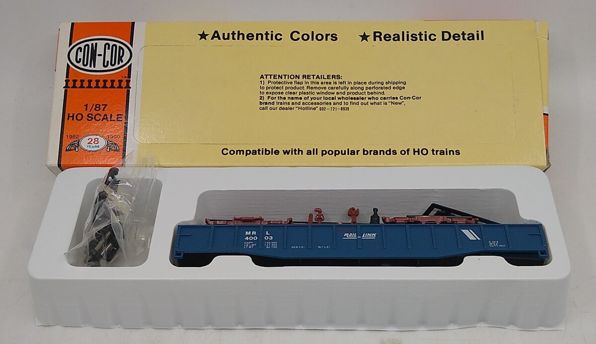 Con-Cor 0001-009030 HO Scale Montana Rail Link 54' Mill Gondola Kit w/ Load