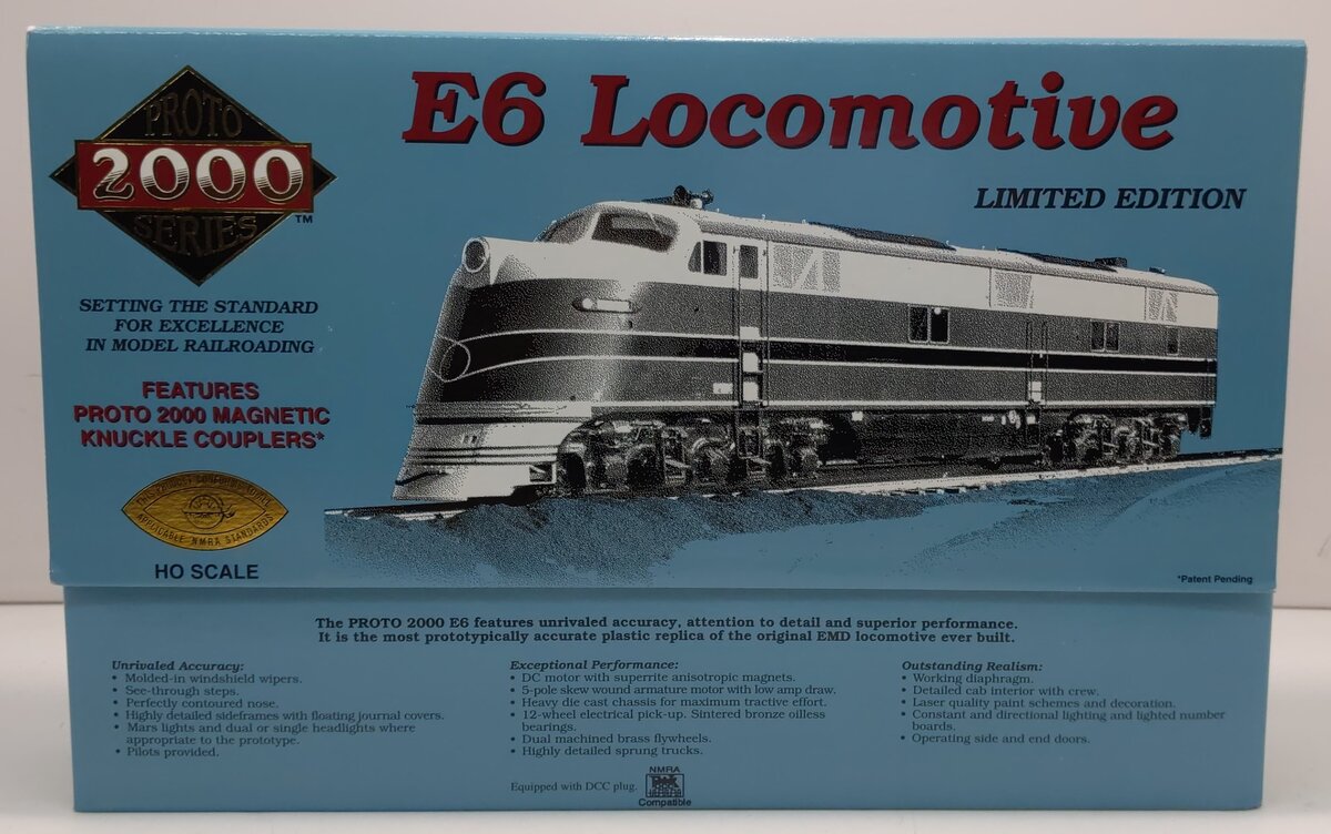Proto 2000 23196 HO Union Pacific E-6 Diesel Locomotive w/Mars Light #904A LN/Box