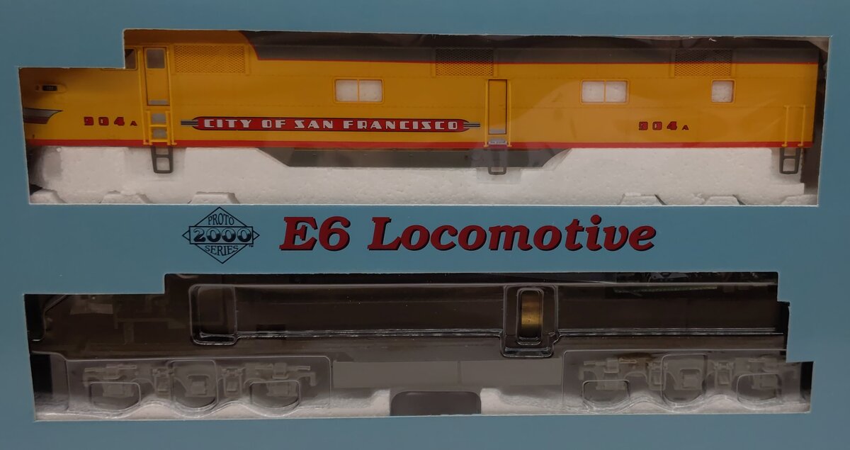 Proto 2000 23196 HO Union Pacific E-6 Diesel Locomotive w/Mars Light #904A LN/Box