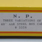 Accurail 3326 HO Scale Northern Pacific 40' AAR Steel Box Car Kit (Set of 3)