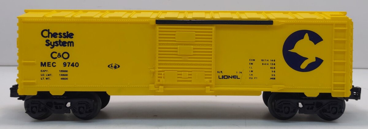 Lionel 6-9740 O Gauge Chesapeake & Ohio/Chessie System Box Car LN/Box