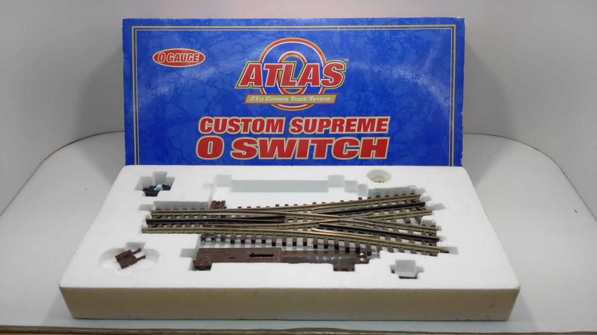 Atlas 6074 O Nickel Silver O-72 Wye Remote Switch Turnout