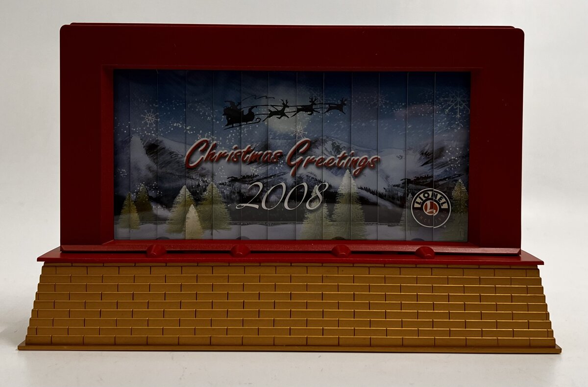 Lionel 6-24228 O Gauge Christmas Operating Billboard LN/Box