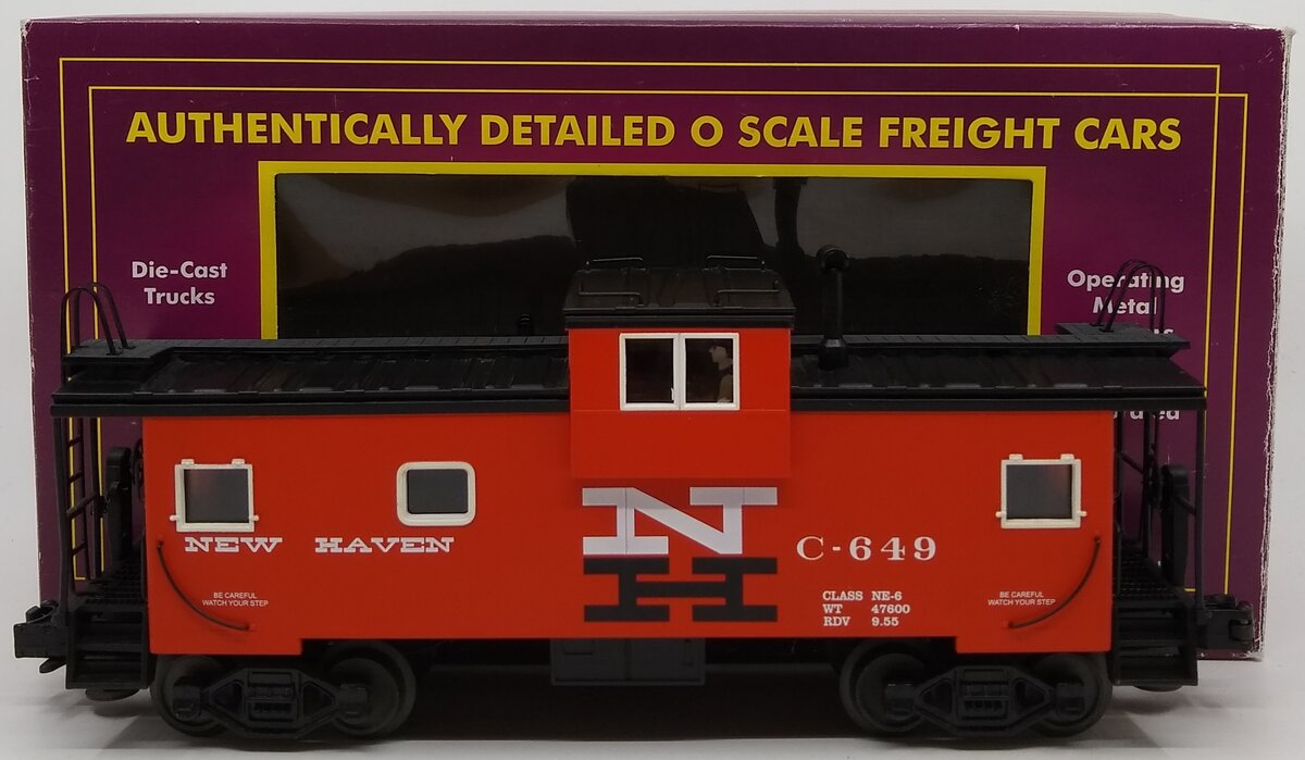 MTH 20-91021 New Haven Extended Vision Caboose #C-649 LN/Box
