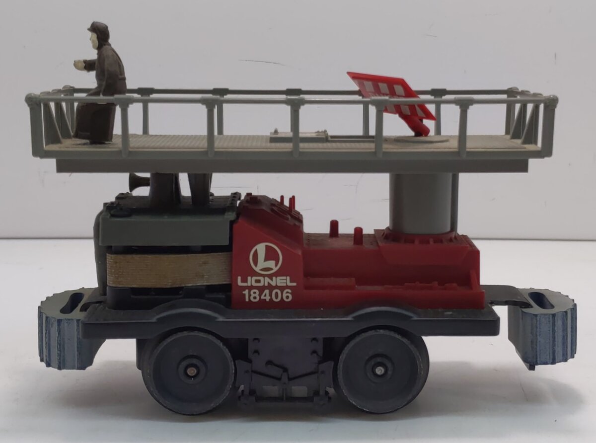 Lionel 6-18406 O Gauge Operating Track Maintenance Car NIB