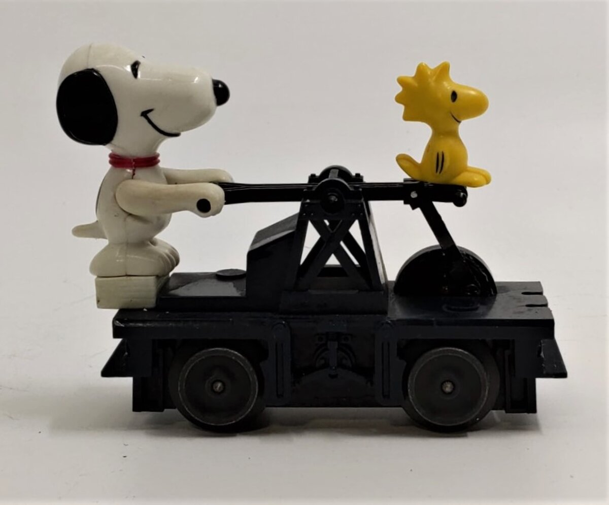 Lionel 6-18407 O Gauge Snoopy & Woodstock Operating Handcar EX/Box
