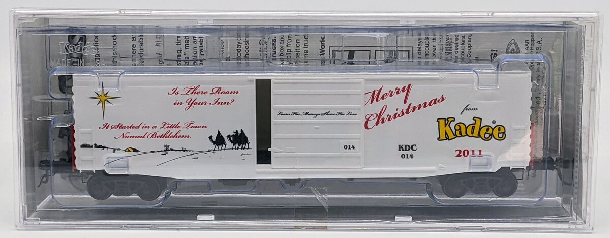 Kadee 6914 HO Scale KDC 2011 Christmas PS-1 50' Boxcar #014 w 10' Doors