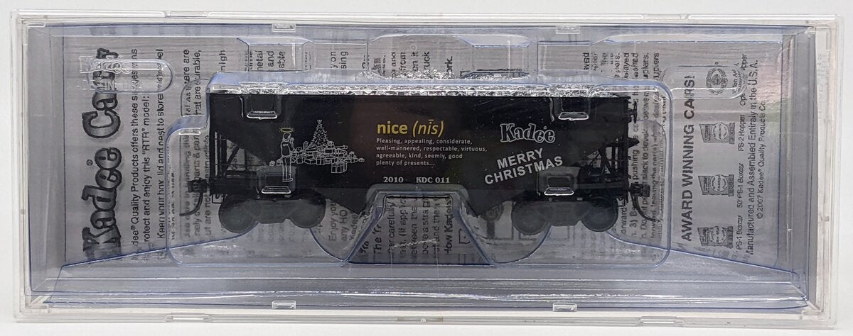 Kadee 6912 HO Scale 2010 KDC/Naughty & Nice Christmas Open Hopper #011