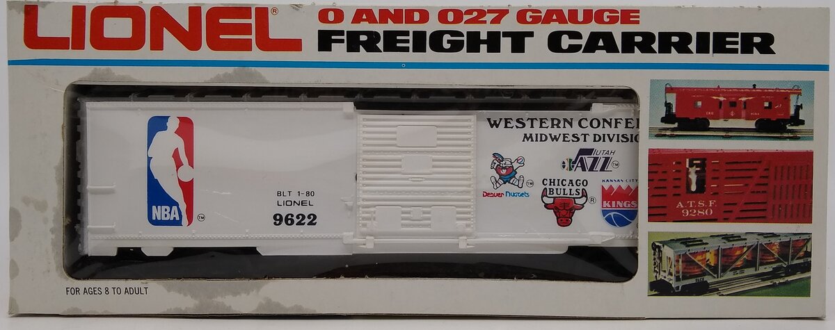 Lionel 6-9622 O Gauge NBA Western Conference Boxcar