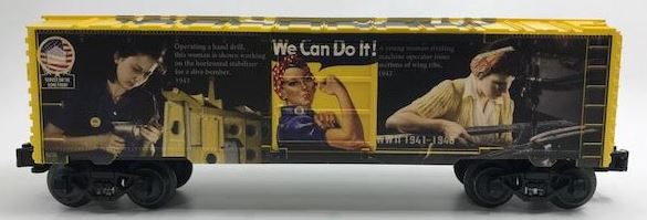 Lionel 6-83783 O Gauge USA Rosie the Riveter Boxcar LN/Box