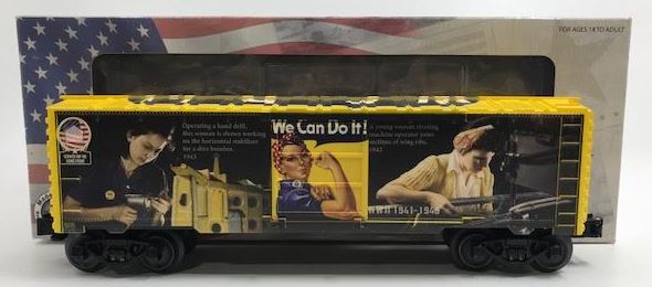 Lionel 6-83783 O Gauge USA Rosie the Riveter Boxcar LN/Box