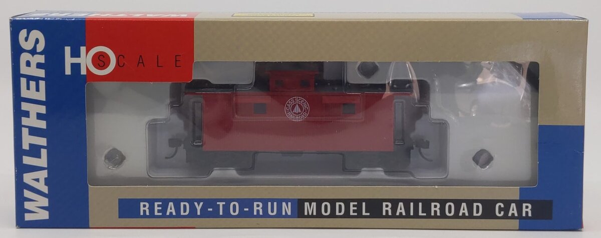 Walthers 932-7526 HO Scale Cass Scenic Railway 25' Wood Caboose LN/Box