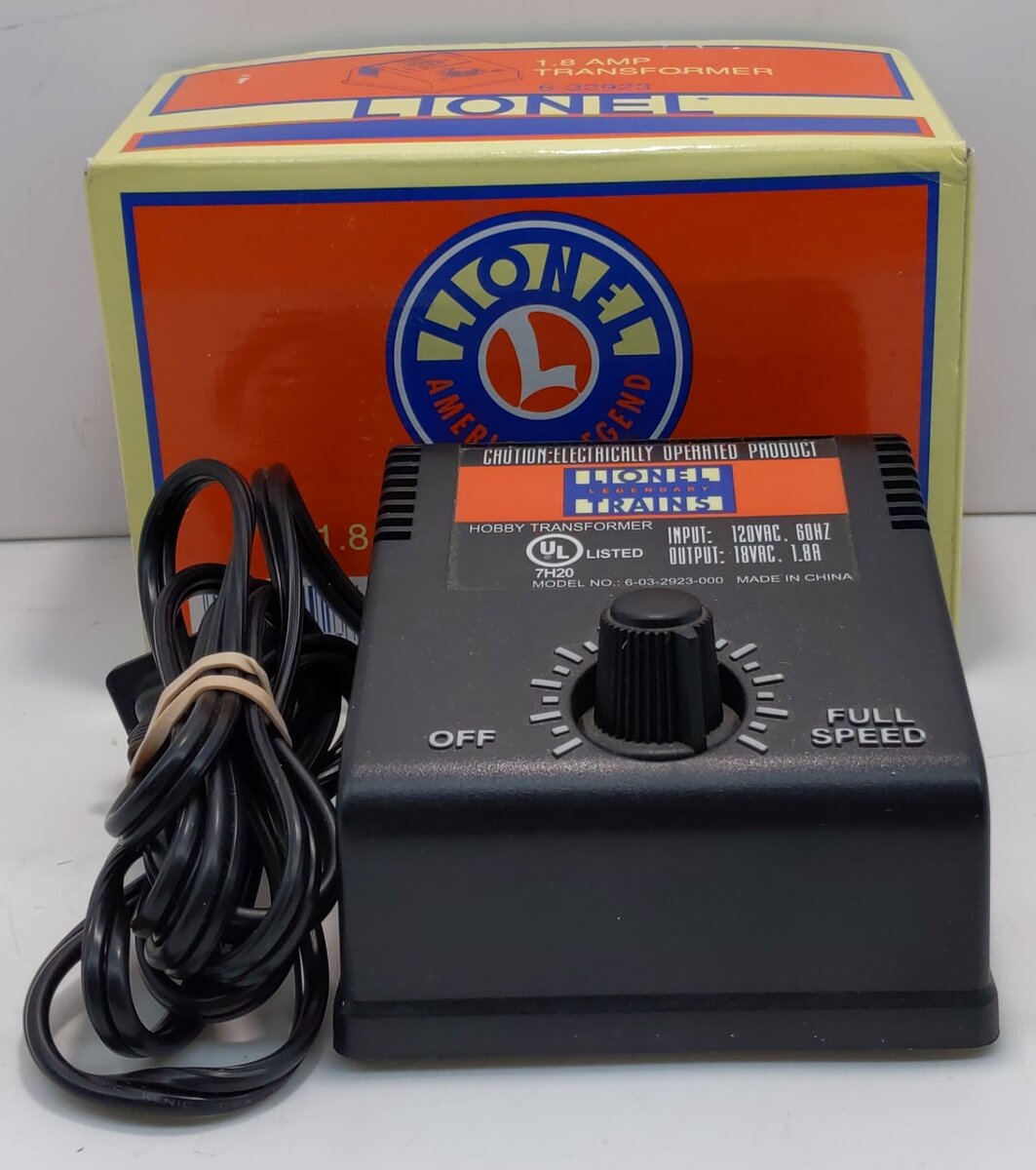 Lionel 6-32923 O 7H20 1.8 Amp Accessory Transformer LN/Box