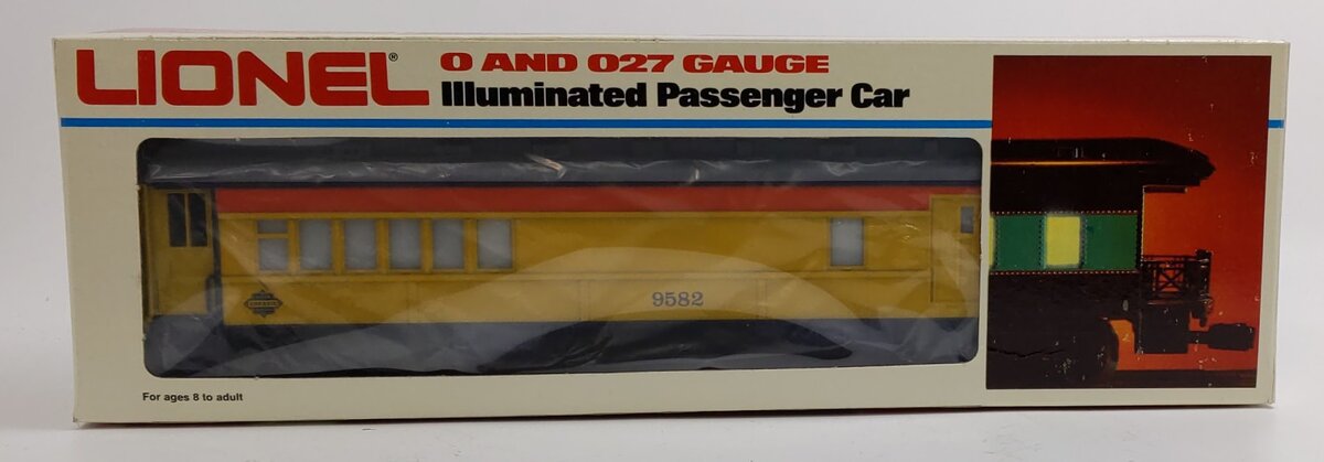 Lionel 6-9582 O Gauge Chessie Steam Special Combination Car #9582 LN/Box