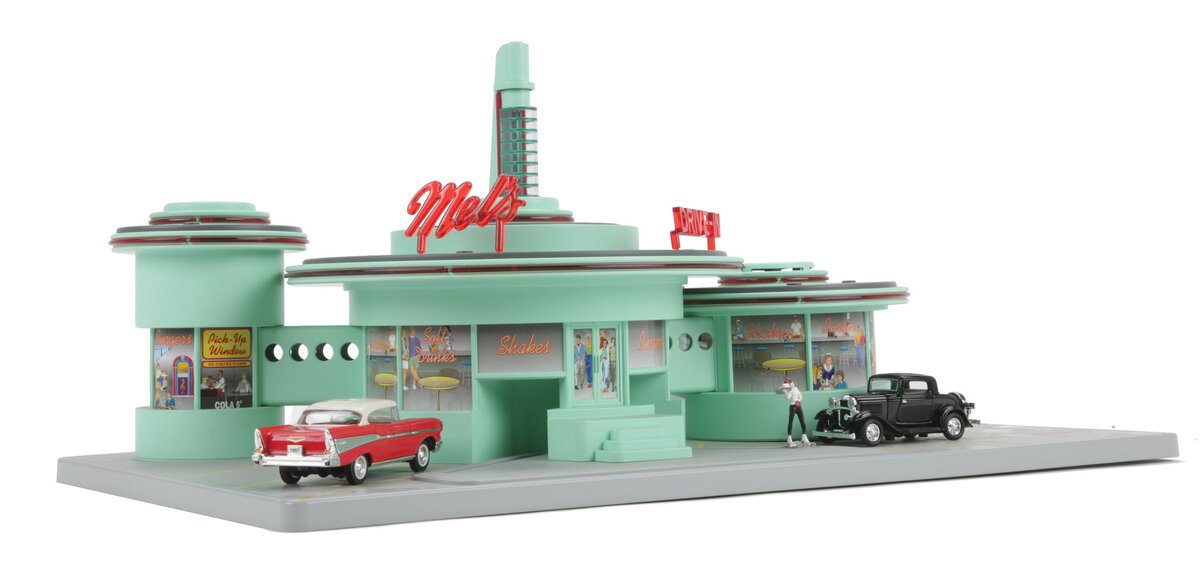MTH 30-9105 O Mel's Operating Drive-In Restaurant NIB