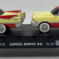 Lionel 6-17536 O Gauge Route 66 Flatcar w/ 2 Luxury Coupes LN/Box