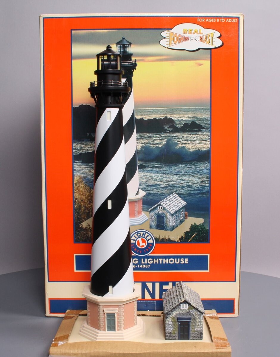 Lionel 6-14087 O Gauge Operating Lighthouse with Foghorn Blast LN/Box