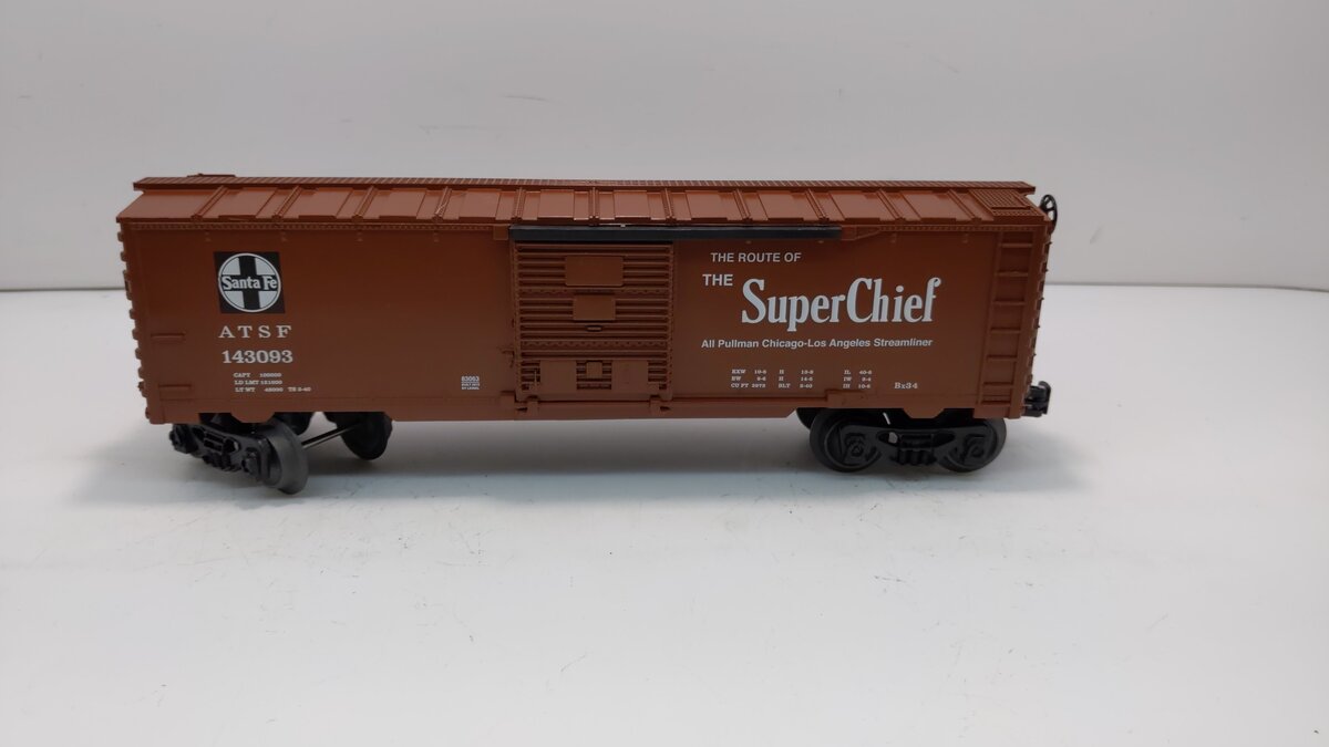 Lionel 6-83063 O Santa Fe Super Chief Boxcar #143093 LN/Box