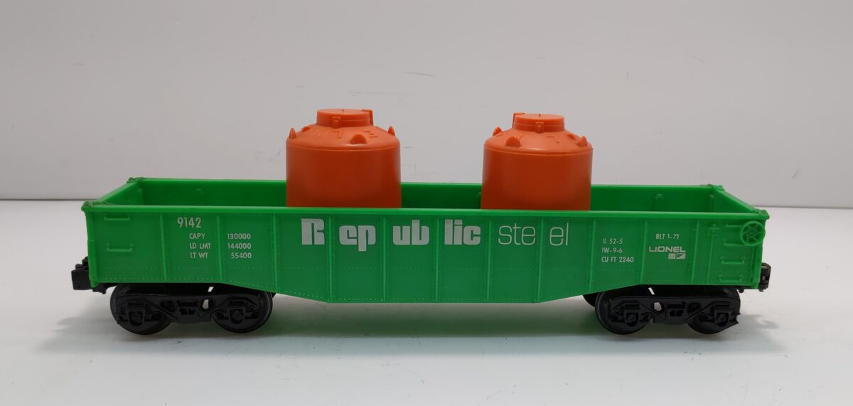 Lionel 6-9142 O-Gauge Republic Steel Gondola