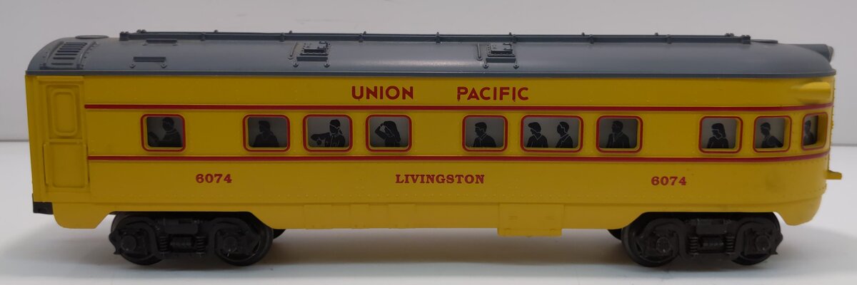 Lionel 6-16074 O Gauge Union Pacific "Livingston" Observation Car #6074 LN/Box