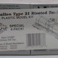 Proto 2000 21287 HO Union Oil Co 8,000 Gallon Type 21 Riveted Tank Car 4-Pack