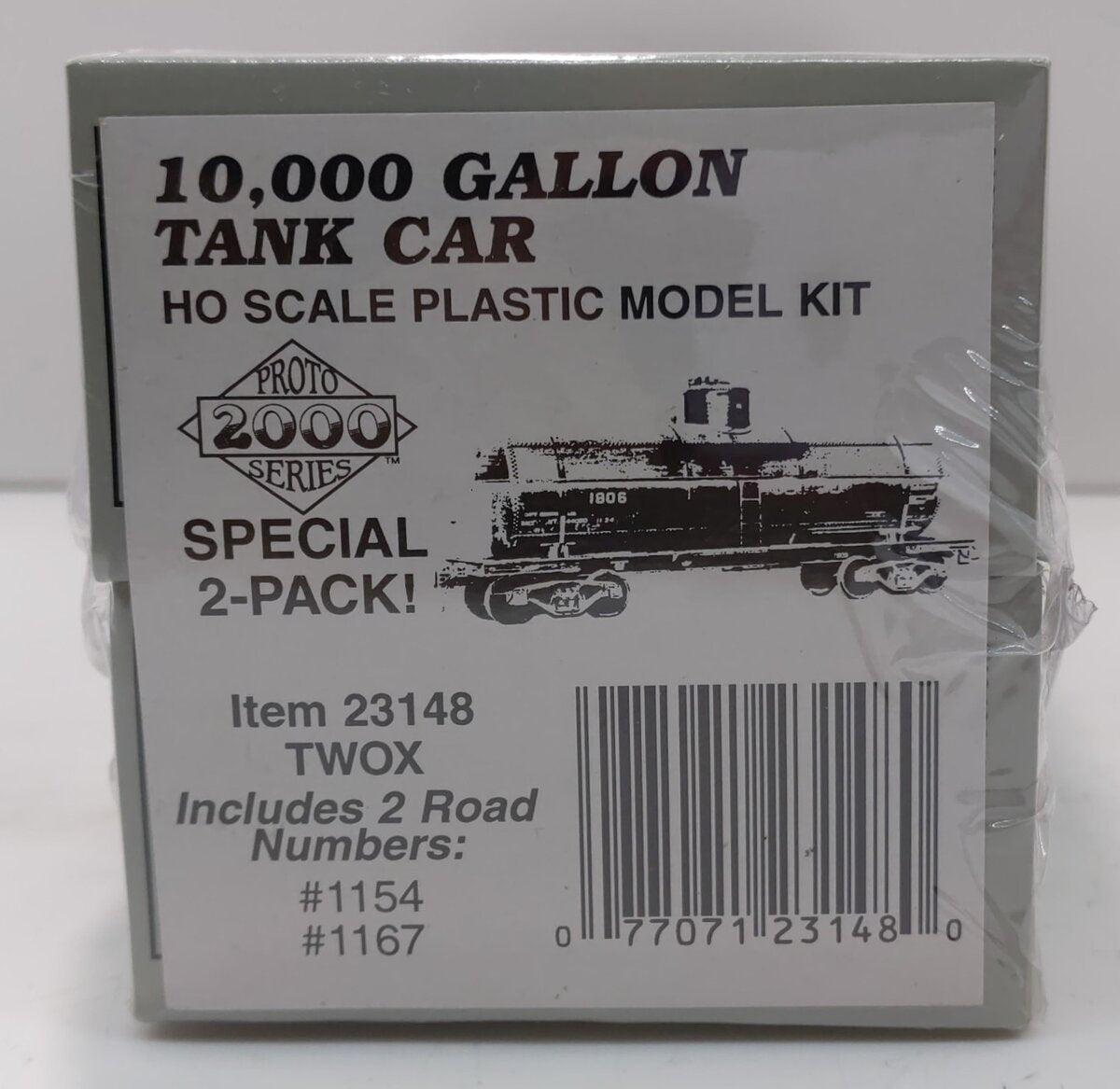 Proto 2000 23148 HO TWOX 10,000 Gallon Tank Car (Pack of 2) MT/Box