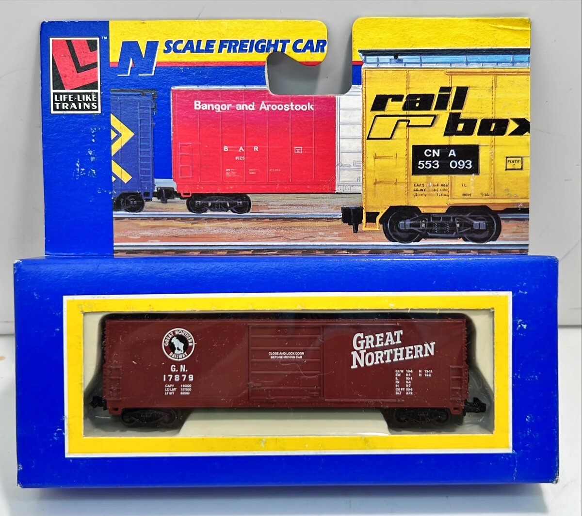 Life Like 7322 N Great Northern Evans 50' Box Car #17879